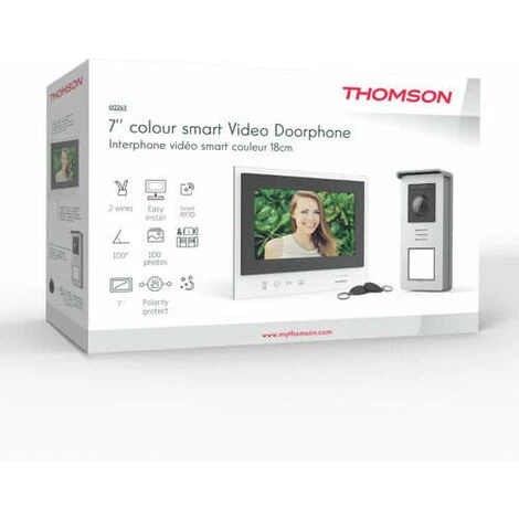 Bon marché 🤩 Visiophone Smart Bracket 2 Avec Badges RFID - Thomson - 🌟 6 Bon marché 🤩 Visiophone Smart Bracket 2 Avec Badges RFID - Thomson - 🌟 – Image 4