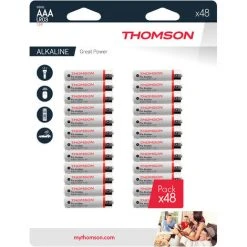 Bon marché 🔔 Lot De 48 Piles AAA LR03 - Thomson ✨