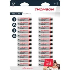 Le moins cher ❤️ Lot De 48 Piles AA LR06 - Thomson 🔔
