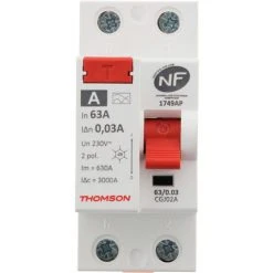 Le moins cher 😉 Interrupteur Différentiel à Vis - 63A Type A NF - Thomson 👏 -THOMSON Soldes 12597453 3