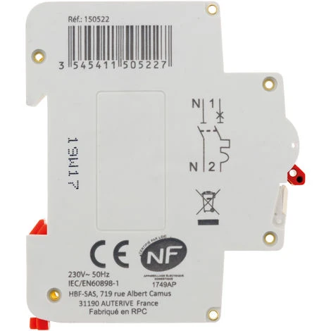Grosses soldes 🧨 Disjoncteur à Vis PH+N - 16A NF - Pouvoir De Coupure 4.5KA - Thomson 👍 5 Grosses soldes 🧨 Disjoncteur à Vis PH+N - 16A NF - Pouvoir De Coupure 4.5KA - Thomson 👍 – Image 3