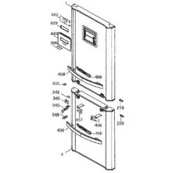 Budget 🤩 PORTE REFRIGERATEUR REP 1 POUR REFRIGERATEUR THOMSON - 41X0982 ✨