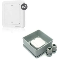 Remise 🛒 THOMSON Télécommande Murale Pour éclairage - 2 Interrupteurs + Micro Module Récepteur Extérieur 🧨