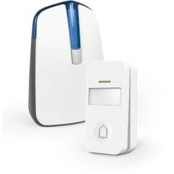 Grosses soldes ✨ Carillon Sans Fil Thomson Avec Bouton Pressoir Et 32 Mélodies Bleu - Vert ❤️