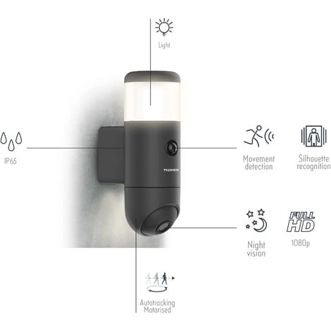 Coupon 😉 Caméra Extérieure Connectée, Rotative Et Motorisée Avec éclairage Intégrée, Thomson, Rheita 100, 512511 - ✔️ 5 Coupon 😉 Caméra Extérieure Connectée, Rotative Et Motorisée Avec éclairage Intégrée, Thomson, Rheita 100, 512511 - ✔️ – Image 3