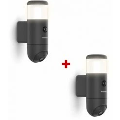 Le moins cher 🧨 Caméra Extérieure Connectée, Rotative Et Motorisée Avec éclairage Intégrée, Thomson, Rheita 100, 512511 - Lot De 2 Caméras Rheita 100 💯