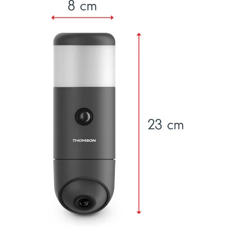 Le moins cher 🧨 Caméra Extérieure Connectée, Rotative Et Motorisée Avec éclairage Intégrée, Thomson, Rheita 100, 512511 - Lot De 2 Caméras Rheita 100 💯 6 Le moins cher 🧨 Caméra Extérieure Connectée, Rotative Et Motorisée Avec éclairage Intégrée, Thomson, Rheita 100, 512511 - Lot De 2 Caméras Rheita 100 💯 – Image 4