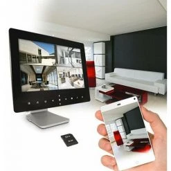 Nouveau 😍 Thomson - Enregistreur Vidéo Sans Fil écran Couleur 9'' 4 Voies 2 Caméras Sans Fil 720p ❤️ -THOMSON Soldes 3187582 2