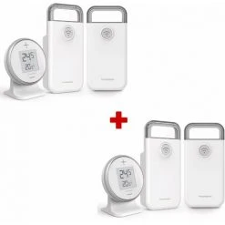 Bon marché 😀 Thomson - Thermostat Cali-ON Sans Fil Pour Radiateur électrique - Lot De 2 Thermostats Thomson Cali-ON ⌛