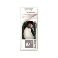 Top 10 🤩 CÂBLE AUDIO À FIBRES OPTIQUES, ODT (TOSLINK) MÂLE, 1,5 M THOMSON 00132136 💯 -THOMSON Soldes 53071844 3