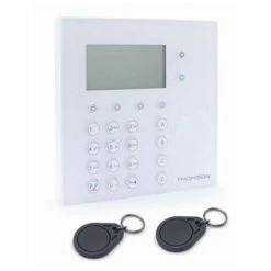 Sortie ✔️ Thomson Clavier Et Lecteur De Badge Sans Fil Pour Système D'alarme - Blanc 🛒