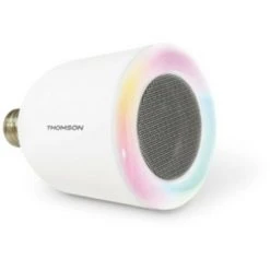 Le moins cher 🎉 Thomson Ampoule LED Avec Enceinte Bluetooth - Blanc 🌟