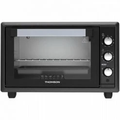 Nouveau ✨ THOMSON THEO2250MFB - Mini-four éléctrique Multifonction 50L - Tournebroche - Contrôle Manuel Température 30°C A 250°C - 2000W ✔️