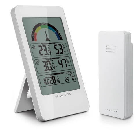 Le moins cher 🎁 THOMSON Station Météo Avec Indicateur De La Qualité De L'air - 🛒 5 Le moins cher 🎁 THOMSON Station Météo Avec Indicateur De La Qualité De L'air - 🛒 – Image 3