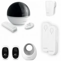 Meilleure affaire 🎁 THOMSON Kit Alarme Sans Fil Connectée LENS Pour Appartement T2/T3 - 🔔