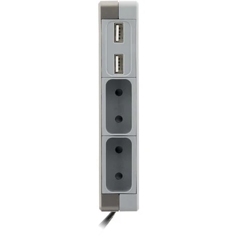 Nouveau 💯 Multiprise Extraplate 4 Prises 2P 6A + 2 USB - Thomson ⌛ 5 Nouveau 💯 Multiprise Extraplate 4 Prises 2P 6A + 2 USB - Thomson ⌛ – Image 3