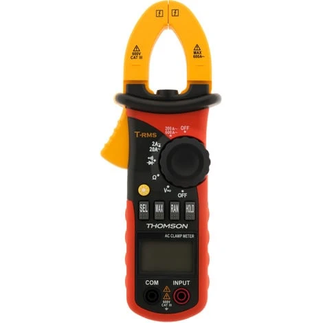 Budget ✨ Pince Ampèremétrique Autocalibrée - 6 Fonctions CAT III 600V - Thomson ✨ 4 Budget ✨ Pince Ampèremétrique Autocalibrée - 6 Fonctions CAT III 600V - Thomson ✨ – Image 2