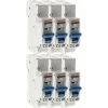 Offres ⭐ Lot De 6 Disjoncteurs à Connexions Automatiques PH+N Thomson - 20A NF 👍