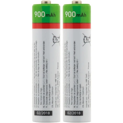 Meilleure vente 😀 Pack 2x Piles Rechargeables HR03 AAA 900 MAh - Thomson 🎉 4 Meilleure vente 😀 Pack 2x Piles Rechargeables HR03 AAA 900 MAh - Thomson 🎉 – Image 2