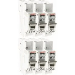 Grosses soldes ❤️ Lot De 6 Disjoncteurs à Connexions Automatiques PH+N Thomson - 16A NF ✔️